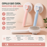 Cepillo Autolimpiable para Perros y Gatos — Quita el Pelo Muerto con un Clic