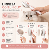 Cepillo Autolimpiable para Perros y Gatos — Quita el Pelo Muerto con un Clic